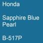 Preview: Honda, Sapphire Blue Pearl, B-517P.